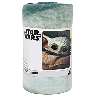 Baby Yoda The Face Throw Blanket The Mandalorian