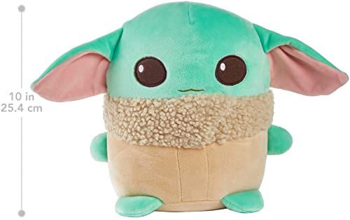 Cuutopia 10" Grogu Plush Pillow Doll - Mandalorian Inspired, Collectible for Kids 3+