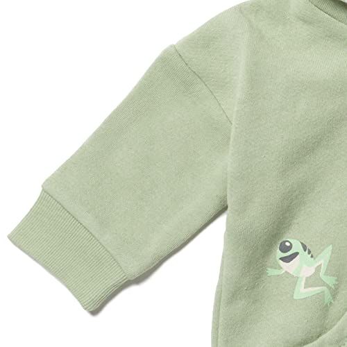 The Child Infant Fleece Zip Up Hoodie The Mandalorian, Green, 18 Months