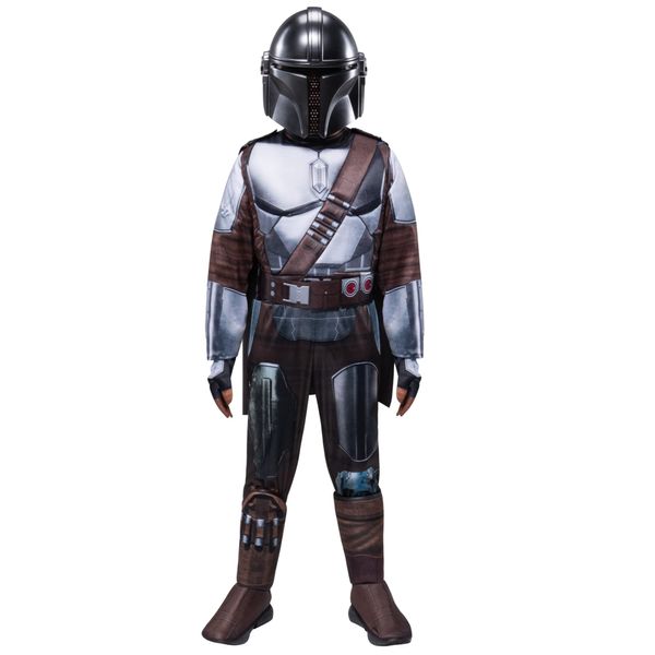 Official Youth Deluxe Costume The Mandalorian, Medium