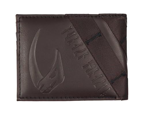 Wallet with Metal Helmet Badge Applique - Men's Adult Bifold Wallet, The Mandalorian