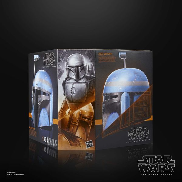 The Black Series Axe Woves Premium Electronic Helmet The Mandalorian Adult Roleplay Ages 14+