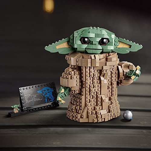 Mandalorian Baby Yoda Building Toy 75318 with Minifigure - Collectible & Room Decor