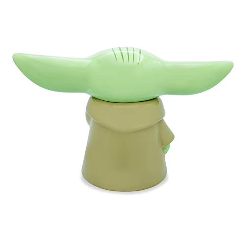 The Mandalorian Grogu Ceramic Cookie Jar Container - 13 Inches Tall