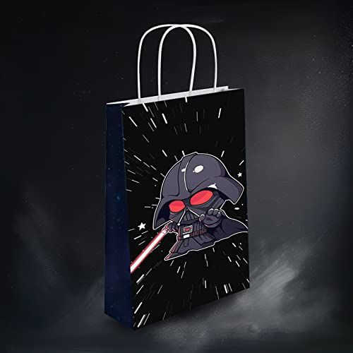 16 Pcs Star Classic Wars Theme Birthday Party Mandalorian Decorations Gift Bags - for Star Classic Wars Goodie Bags Party Supplies