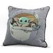 Wanted Reward Decorative Pillow Cover The Mandalorian, Baby Yoda Grogu