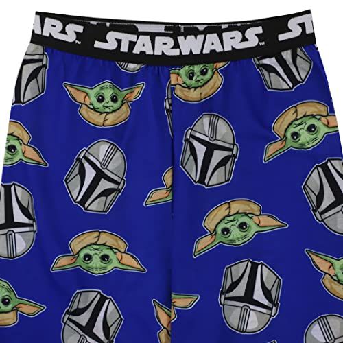 Boys Pajama Bottom Pants The Mandalorian, Star Child, Large US