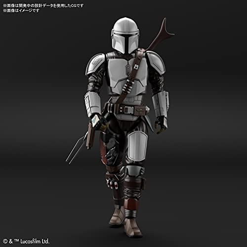 Hobby 1/12 Mandalorian Beskar Armor Model Kit - Grey, Black