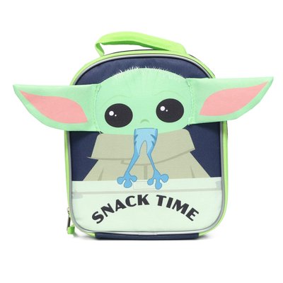 The Child Lunch Box - The Mandalorian Baby Yoda Insulated Lunch Bag (Navy/Green)