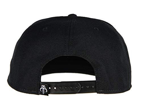 Mandalorian Embroidered Adjustable Adult Snapback Hat Baseball Cap Black