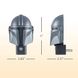 Helmet LED Night Light The Mandalorian, Plugin, Light-Sensing