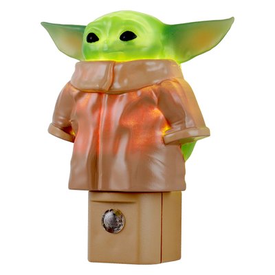 Baby Yoda LED Night Light with Dusk to Dawn Sensor - ULCertified for Kids
