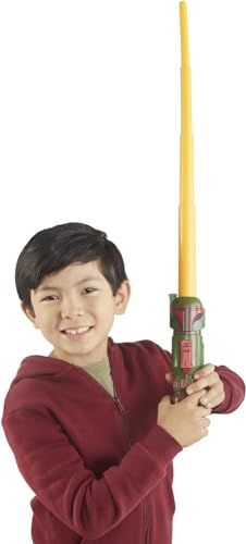 Lightsaber Squad Boba Fett Extendable Yellow Lightsaber