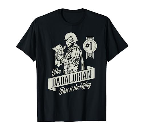 Mandalorian and Grogu Dadalorian T-Shirt for Father's Day