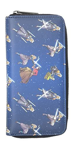 Ahsoka Tano and Grogu Allover Print Zip Around Wallet - Disney