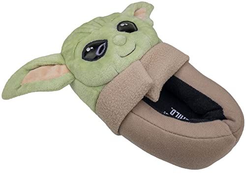 The Mandalorian, Grogu Baby Yoda Boys Slipper Full Body - Kids Size 2/3