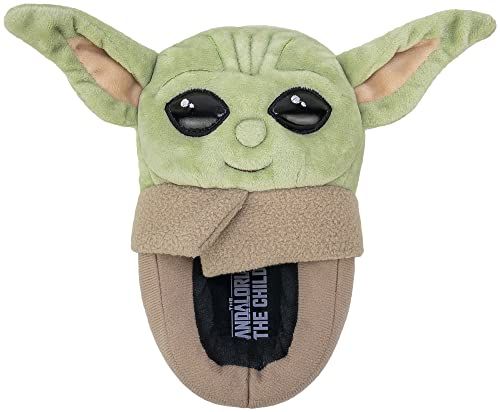 The Mandalorian, Grogu Baby Yoda Boys Slipper Full Body - Kids Size 2/3