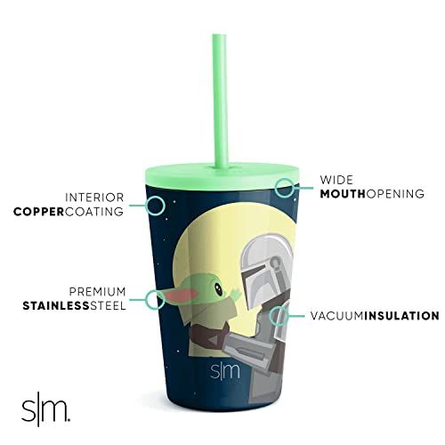 Toddler Cup with Lid and Straw, The Mandalorian, 12oz