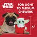 Grogu Santa Squeaky Dog Chew Toy, Soft Plush, 6 Inch, Mandalorian The Child