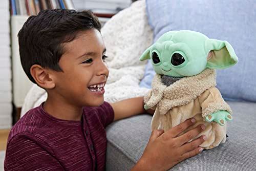 Beskar Armor Grogu Plush Toy - Inspired by Mandalorian, Kids Travel Companion