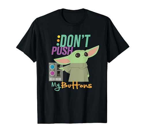 Mandalorian The Child "Don't Touch My Buttons" T-Shirt