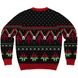 Grogu Wreath Holiday Christmas Sweater, Licensed, Black X-Large