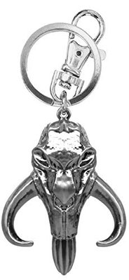 The Mandalorian Mudhorn Skull Pewter Key Ring