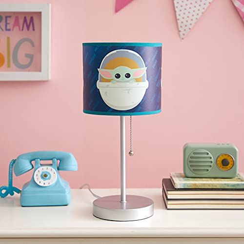 Stick Table Lamp with Pull Chain - Featuring Grogu aka The Child
