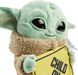 Grogu Plush Child on Board Sign + Toy, 8 inches, The Mandalorian, Soft, Collectible