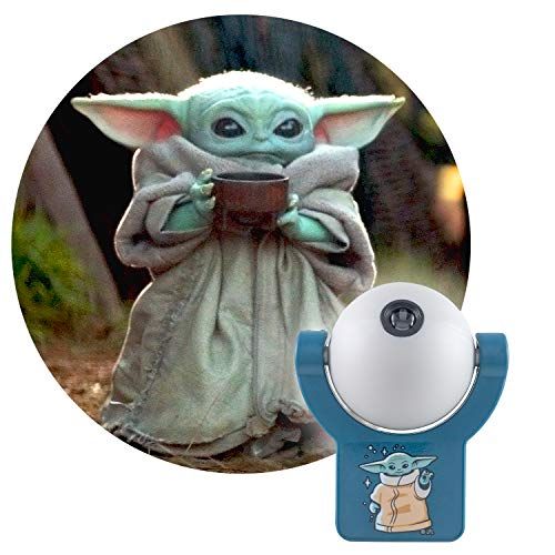 Child LED Night Light - Plugin, Dusk to Dawn, Star Wars, Mandalorian Themed