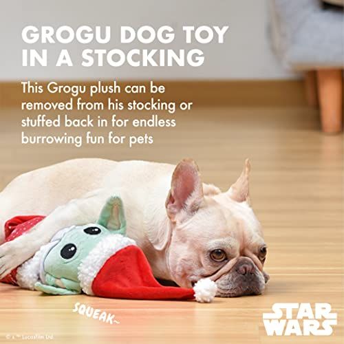 GROGU Stocking Plush Figure Burrow Toy for Pets