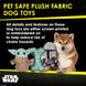 3 Piece Gift Set for Dogs The Mandalorian, Includes Plush, GROGU Toy, Bone Shape Toy with Squeaky