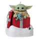 Mandalorian Grogu Greetings Christmas Ornament with Sound and Motion