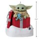 Mandalorian Grogu Greetings Christmas Ornament with Sound and Motion