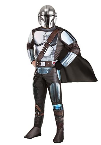 Deluxe Adult Mandalorian Costume - Men's Halloween Costume, Officially Licensed XLarge