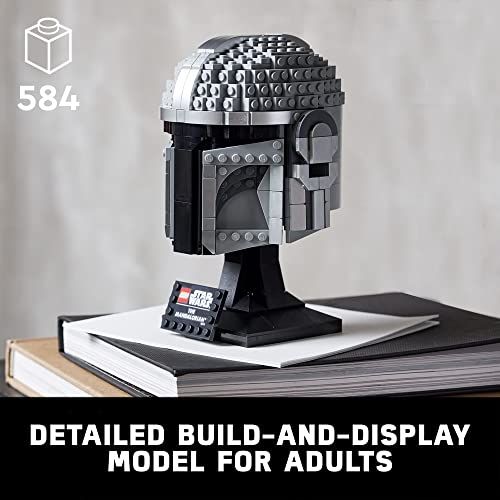 Buildable Mandalorian Helmet 75328 - Collectible Model & Display Set