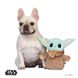 Mandalorian The Child 9" Plush Dog Toy - Safe Fabric Squeaky Toy for Pets