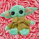 Plush Stuffed Animal Baby Yoda with Candy Canes, The Child Gift Set, Holiday Stocking Stuffer 8 Inch