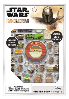 Baby Yoda The Mandalorian Sticker Book, Over 300 Stickers