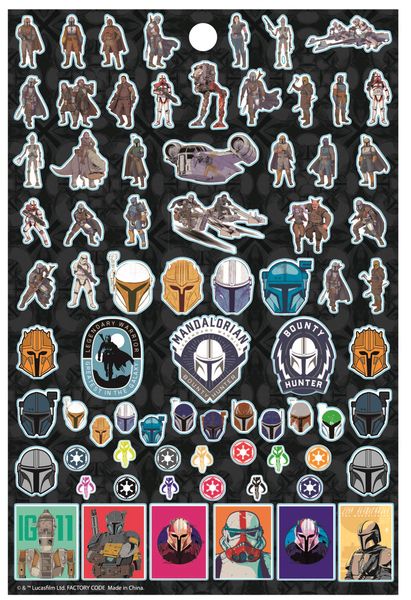 Baby Yoda The Mandalorian Sticker Book, Over 300 Stickers