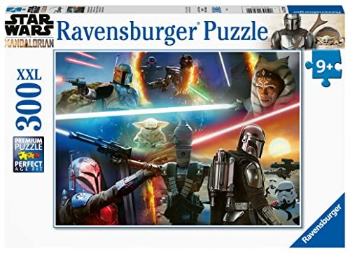 Crossfire 300 Piece XXL Jigsaw Puzzle The Mandalorian, 20 x 14 inches, Multicolor