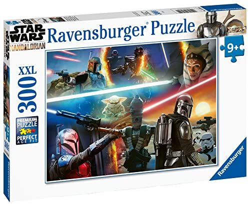 Crossfire 300 Piece XXL Jigsaw Puzzle The Mandalorian, 20 x 14 inches, Multicolor