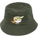 Grogu Bucket Hat, The Mandalorian Packable Travel Hat, Wide Brim Summer Hat, Green, One Size