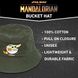 Grogu Bucket Hat, The Mandalorian Packable Travel Hat, Wide Brim Summer Hat, Green, One Size