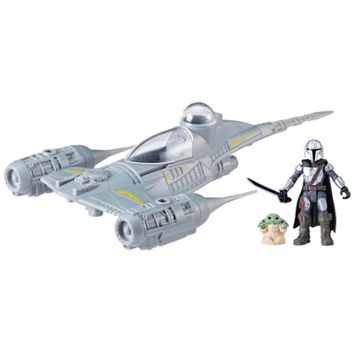 Mission Fleet N1 Starfighter with Grogu & Mandalorian Action Set for 4+