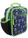 Baby Yoda Boy's Girl's Adult Soft Insulated School Lunch Box - One Size, Blue/Green, Mandalorian Theme