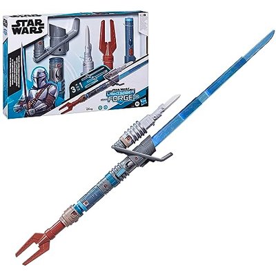 Mandalorian Lightsaber Forge Set - Electronic Toy for Ages 4+