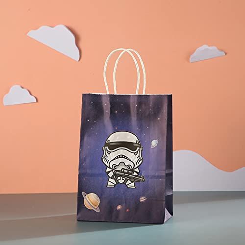 Yoda Themed Gift Bags, 20 Pcs - Ideal for Birthday, Baby Shower, Family Gatherings, Mandalorian Party Supplies