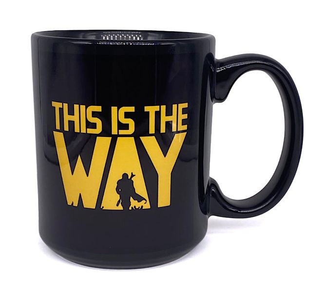 "This Is The Way" Mandalorian Quote Coffee Mug - 11oz Black Ceramic
