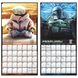 2024 Wall Calendar The Mandalorian Grogu & Push Pins